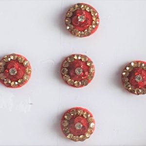 RC013 Round Coloured Crystal Fancy Bindis 1