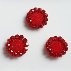 PRM008 Round Red Crystal Fancy Bindis 1