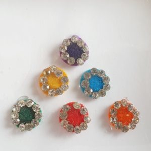 PRC024 Round Coloured Crystal Fancy Bindis  1