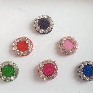 PRC031 Round Coloured Crystal Fancy Bindis  1