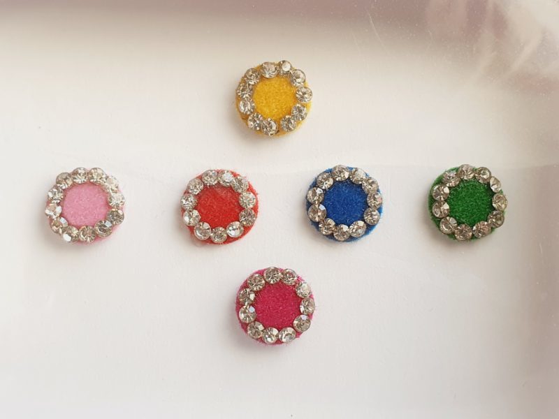 PRC056 Round Coloured Crystal Fancy Bindis
