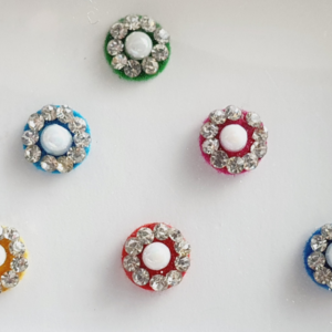 PRC111 Round Coloured Crystal Fancy Bindis