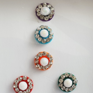 PRC115 Round Coloured Crystal Fancy Bindis