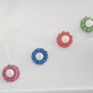 VRC016 Round Coloured Crystal Fancy Bindis   1