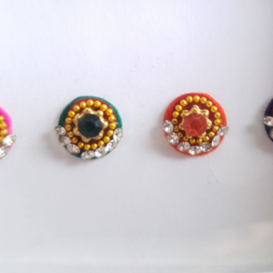 VRC059 Round Coloured Crystal Fancy Bindis