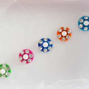 VRC135 Round Coloured Crystal Fancy Bindis
