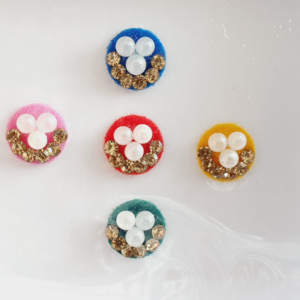 VRC139 Round Coloured Crystal Fancy Bindis