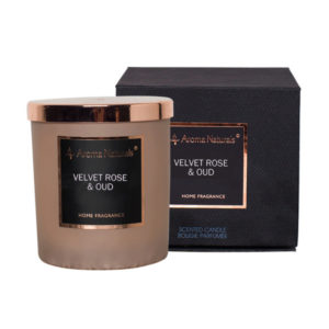velvet rose and oud gold candle