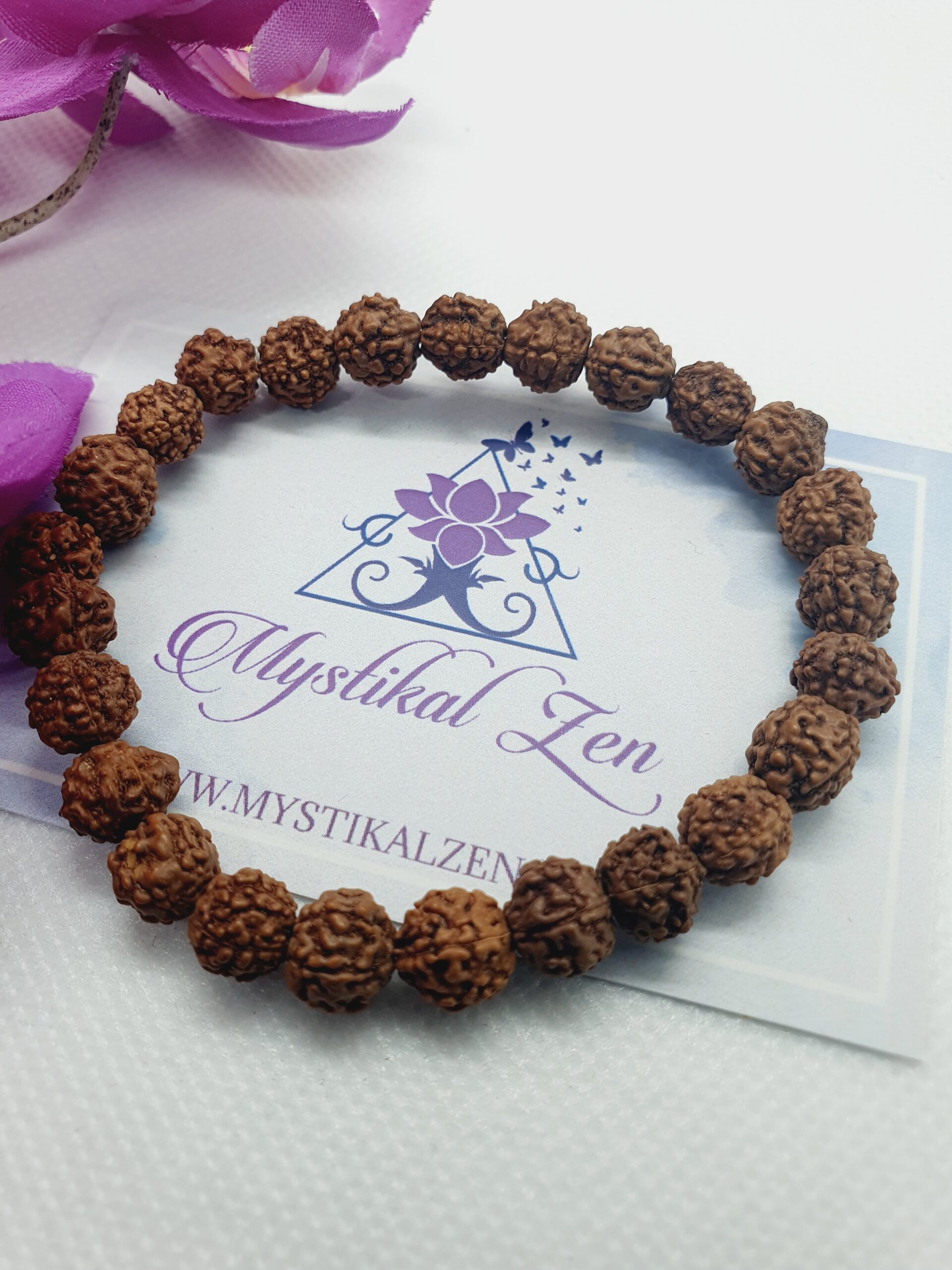 Rudraksha Wrist Mala beads - Tibetan Prayer Beads